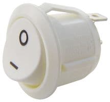 R13-112A5-02-WW-3A - MULTICOMP PRO - R13-112A5-02-WW-3A - Rocker Switch, On-Off, SPST, Non Illuminated, Panel Mount, White, R13