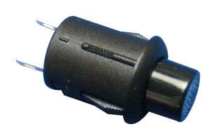 R13-548A-05-BB - MULTICOMP PRO - R13-548A-05-BB - Pushbutton Switch, 12.1 mm, SPST, (On)-Off, Round Raised, Black