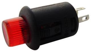R13-548CL-05-BR - MULTICOMP PRO - R13-548CL-05-BR - Pushbutton Switch, 12.1 mm, SPST, (On)-Off, Round Raised
