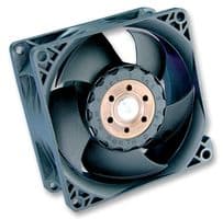 8212J/2H4 - EBM-PAPST - 8212J/2H4 - DC Axial Fan, 12 V, Square, 80 mm, 38 mm, Ball Bearing, 131 CFM
