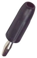 SPC15427 - TENMA - SPC15427 - Banana Test Connector, Plug, Cable Mount, Nickel Plated Contacts, Black