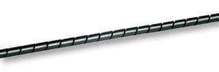 161-41104 SBPE4D-PE-BK - HELLERMANNTYTON - 161-41104 SBPE4D-PE-BK - Spiral Wrap, Zero Halogen, 0.157 ", 4 mm, Polyethylene, Black, 16 ft, 5 m