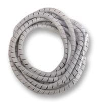 161-41302 SBPE16-PE-GY - HELLERMANNTYTON - 161-41302 SBPE16-PE-GY - Spiral Wrap, Zero Halogen, 0.629 ", 16 mm, Polyethylene, Grey, 98 ft, 30 m