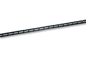 161-41101 SBPE4-PE-BK - HELLERMANNTYTON - 161-41101 SBPE4-PE-BK - Spiral Wrap, Zero Halogen, 0.157 ", 4 mm, Polyethylene, Black, 98 ft, 30 m