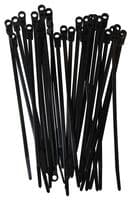 113-00001 T120MR(E)-PA66-BK - HELLERMANNTYTON - 113-00001 T120MR(E)-PA66-BK - Cable Tie, Screw Mount Head, Nylon 6.6 (Polyamide 6.6), Black, 395 mm, 7.6 mm, 102 mm, 120 lb