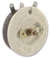 RLS25RE - OHMITE - RLS25RE - Rheostat, Wirewound, 25 ohm, 150 W, L Series, Panel Mount, Flatted