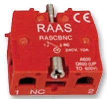 RAS-CBNC - MULTICOMP PRO - RAS-CBNC - Contact Block, 1 Pole, Screw