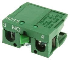 RAS-BCBNO - MULTICOMP PRO - RAS-BCBNO - Contact Block, 10 A, 240 V, 1 Pole, Screw