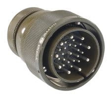 CA3102E24-10PB - ITT CANNON - CA3102E24-10PB - Circular Connector, CA Series, MIL-DTL-5015 Series, Box Mount Receptacle, 7 Contacts, Solder Pin