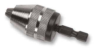 T2463 - CK TOOLS - T2463 - Keyless 1/4" Drill Chuck, Hex Drive, 22mm W x 22mm D x 60mm H