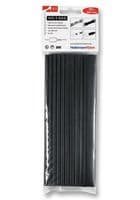 308-31210 HIS-3-BAG-12/4-PO-X-BK - HELLERMANNTYTON - 308-31210 HIS-3-BAG-12/4-PO-X-BK - Heat Shrink Tubing, 3:1, 0.472 ", 12 mm, Black, 7.87 ", 200 mm