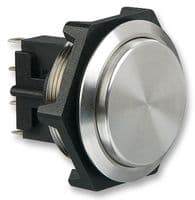 MP0050/2 - BULGIN / PARTNER STOCK - MP0050/2 - Vandal Resistant Switch, 27.7 mm, SPDT, Momentary, Round Raised, Natural