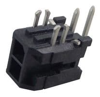 43045-0223 - MOLEX - 43045-0223 - Pin Header, Right Angle, Wire-to-Board, 3 mm, 2 Rows, 2 Contacts, Through Hole Right Angle