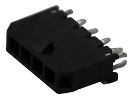 43650-0418 - MOLEX - 43650-0418 - Pin Header, Wire-to-Board, 3 mm, 1 Rows, 4 Contacts, Through Hole Straight