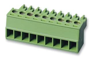 20.1550M/10-E - IMO PRECISION CONTROLS - 20.1550M/10-E - Pluggable Terminal Block, 3.5 mm, 10 Ways, 28 AWG, 16 AWG, 1.5 mm², Screw