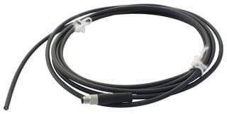 79-3101-52-03 - BINDER - 79-3101-52-03 - Circular Cable Assembly, M5 Circular Plug to Free End, 3 Ways, 6.6 ft, 2 m, Black