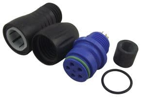 99-9114-60-05 - BINDER - 99-9114-60-05 - Circular Connector, Miniature Circular Connector, 720 Series, Cable Mount Receptacle, 5 Contacts