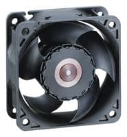624/2H3P - EBM-PAPST - 624/2H3P - DC Axial Fan, 24 V, Square, 60 mm, 25 mm, Ball Bearing, 39.4 CFM