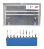 DU64.10 - CIF - DU64.10 - Twist Drill Bit, Carbide, 0.4mm, 7mm Effective, 38.1mm Overall