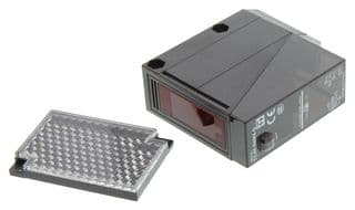 E3JM-R4M4-G - OMRON INDUSTRIAL AUTOMATION - E3JM-R4M4-G - Photoelectric Sensor, E3JM Series, Universal Voltage, Retroreflective, 4 m, Relay, 12 V to 240 V