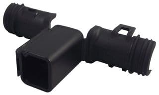 1011-257-0205 - DEUTSCH - TE CONNECTIVITY - 1011-257-0205 - Connector Backshell, Backshell, 2 Way Receptacle, 180°, Plastic Body, DT