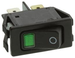 1555.3108 - MARQUARDT - 1555.3108 - Rocker Switch, Off-On, DPST, Illuminated, Panel Mount, Black, 1550 Series