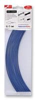 308-30312 HIS-3-BAG-3/1-PO-X-BU - HELLERMANNTYTON - 308-30312 HIS-3-BAG-3/1-PO-X-BU - Heat Shrink Tubing, 3:1, 0.118 ", 3 mm, Blue, 7.87 ", 200 mm