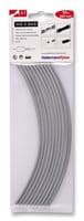 308-30313 HIS-3-BAG-3/1-PO-X-GY - HELLERMANNTYTON - 308-30313 HIS-3-BAG-3/1-PO-X-GY - Heat Shrink Tubing, 3:1, 0.118 ", 3 mm, Grey, 7.87 ", 200 mm
