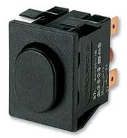 1671.5201-00 - MARQUARDT - 1671.5201-00 - Pushbutton Switch, 1670 Series, DPST, Off-On, Oval, Black