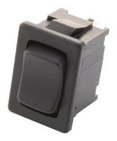 1808.6302-00 - MARQUARDT - 1808.6302-00 - Rocker Switch, (On)-Off-(On), SPDT, Non Illuminated, Panel Mount, Black, 1800 Series