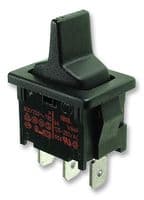 1818.1102-00 - MARQUARDT - 1818.1102-00 - Rocker Switch, On-Off-On, SPDT, Non Illuminated, Panel Mount, 1810 Series