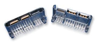 45985-4422 - MOLEX - 45985-4422 - Pin Header, Board-to-Board, 2 Rows, 20 Contacts, Through Hole Right Angle