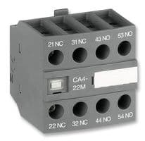 1SBN010140R1104 - ABB - 1SBN010140R1104 - Contact Block, Front, 4NC, 6 A, 4 Pole, Screw
