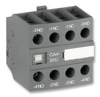 1SBN010140R1340 - ABB - 1SBN010140R1340 - Contact Block, Front, 4NO, 6 A, 690 V, 4 Pole, Screw