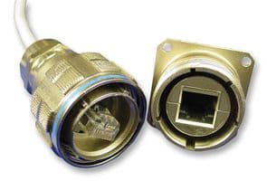 RJFTV6MG - AMPHENOL SOCAPEX - RJFTV6MG - Modular Connector, RJ45 Plug, 1 x 1 (Port), 8P8C, Cat5e, IP67, Cable Mount