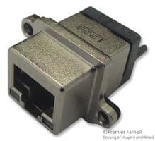 MRJ548001 - AMPHENOL COMMUNICATIONS SOLUTIONS - MRJ548001 - Modular Connector, RJ45 Jack, 1 x 1 (Port), 8P8C, Cat5, IP67, Through Hole Mount