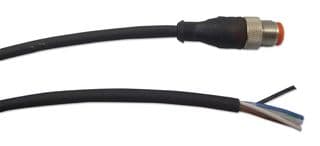RST 5-228/2 M - LUMBERG AUTOMATION - RST 5-228/2 M - Sensor Cable, M12 Plug, Free End, 5 Positions, 2 m, 6.6 ft