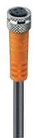 RKMV 4-225/2 M - LUMBERG AUTOMATION - RKMV 4-225/2 M - Sensor Cable, PUR, M8 Receptacle, Free End, 4 Positions, 2 m, 6.6 ft, RKMV Series
