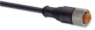 RKT 4-225/2 M - LUMBERG AUTOMATION - RKT 4-225/2 M - Sensor Cable, Black, PUR, M12 Receptacle, Free End, 4 Positions, 2 m, 6.6 ft, RKT Series