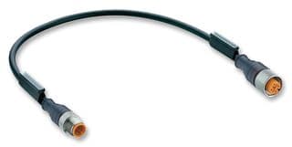 RKT 5-228/2 M - LUMBERG AUTOMATION - RKT 5-228/2 M - Sensor Cable, PUR, M12 Receptacle, Free End, 5 Positions, 2 m, 6.6 ft, RKT Series