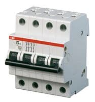 2CDS274001R0204 - ABB - 2CDS274001R0204 - Thermal Magnetic Circuit Breaker, C Curve, S200M, 20 A, 4 Pole, 125 V, 440 V, DIN Rail