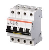 2CDS274001R0254 - ABB - 2CDS274001R0254 - Thermal Magnetic Circuit Breaker, C Curve, S200M, 25 A, 4 Pole, 125 VDC, 440 VAC, DIN Rail