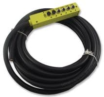 120113-0011 - MOLEX - 120113-0011 - Sensor Distribution Box, 5m Cable, M8 Connector - 3 Pole, 6 Ports, 120113 Series, IP67
