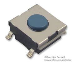 B3FS1005 - OMRON ELECTRONIC COMPONENTS - B3FS1005 - Tactile Switch, B3FS Series, Top Actuated, Surface Mount, Round Button, 260 gf, 50mA at 24VDC
