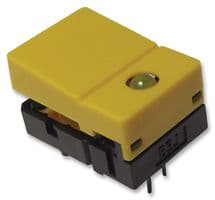 B3J3300 - OMRON ELECTRONIC COMPONENTS - B3J3300 - Tactile Switch, B3J Series, Top Actuated, Through Hole, Hinged Button, 127 gf, 50mA at 24VDC