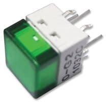 B3W9000G2G - OMRON ELECTRONIC COMPONENTS - B3W9000G2G - Tactile Switch, B3W-9 Series, Top Actuated, Through Hole, Square Button, 160 gf, 50mA at 24VDC