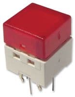 B3W-9010-R1R BY OMZ - OMRON ELECTRONIC COMPONENTS - B3W-9010-R1R BY OMZ - Tactile Switch, B3W-9 Series, Top Actuated, Through Hole, Square Button, 160 gf, 50mA at 24VDC