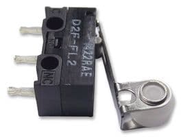 D2FFL2 - OMRON ELECTRONIC COMPONENTS - D2FFL2 - Microswitch, Miniature, Roller Lever, SPDT, Solder, 1 A, 30 V