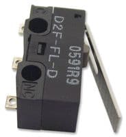 D2FFLD - OMRON ELECTRONIC COMPONENTS - D2FFLD - Microswitch, Miniature, Lever, SPDT, Solder, 1 A, 30 V