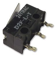D2FLT - OMRON ELECTRONIC COMPONENTS - D2FLT - Microswitch, Miniature, Lever, SPDT, Solder, 3 A, 30 V